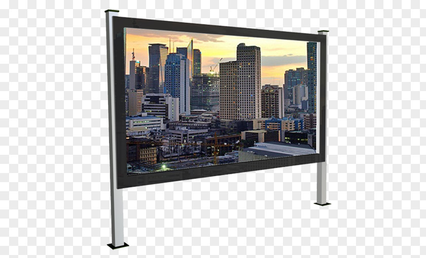 Led Billboard Computer Monitors Advertising Condominium Font Reklam PNG