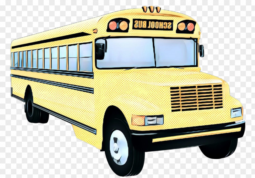 Model Car Yellow School Bus Cartoon PNG