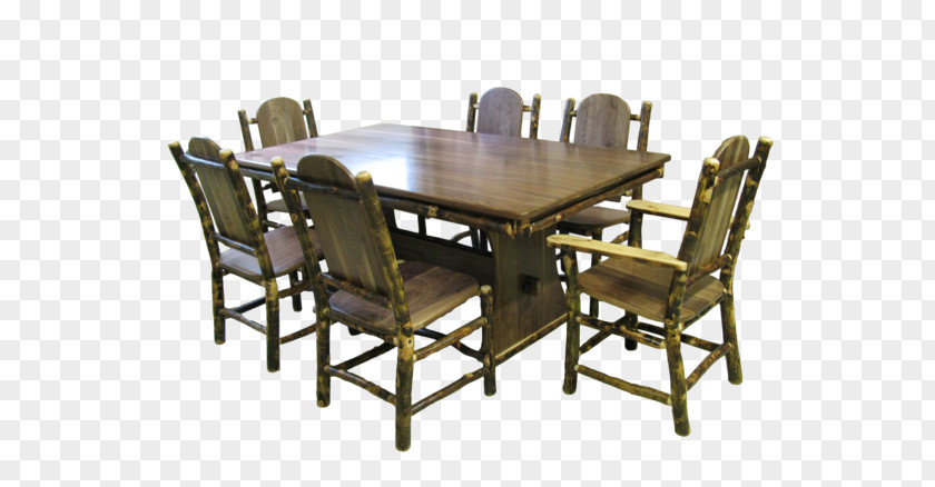 Trestle Table Matbord Chair Wood PNG