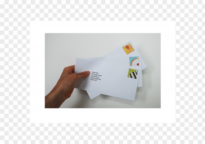 Envelope Design Postage Stamps Licking Graphic PNG