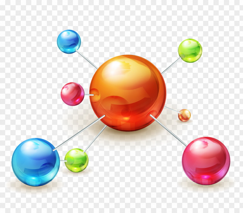 Vector Creature Chain Picture Molecule Royalty-free Illustration PNG