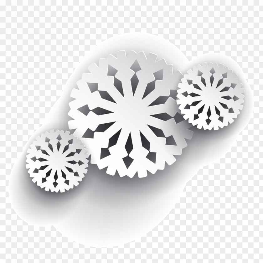 Vector Snowflake Christmas PNG