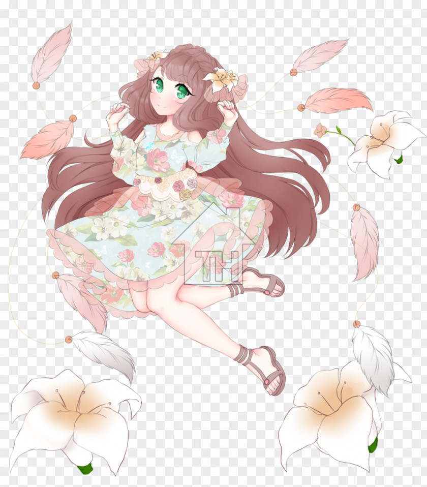 Fairy Floral Design Illustration Flowering Plant PNG