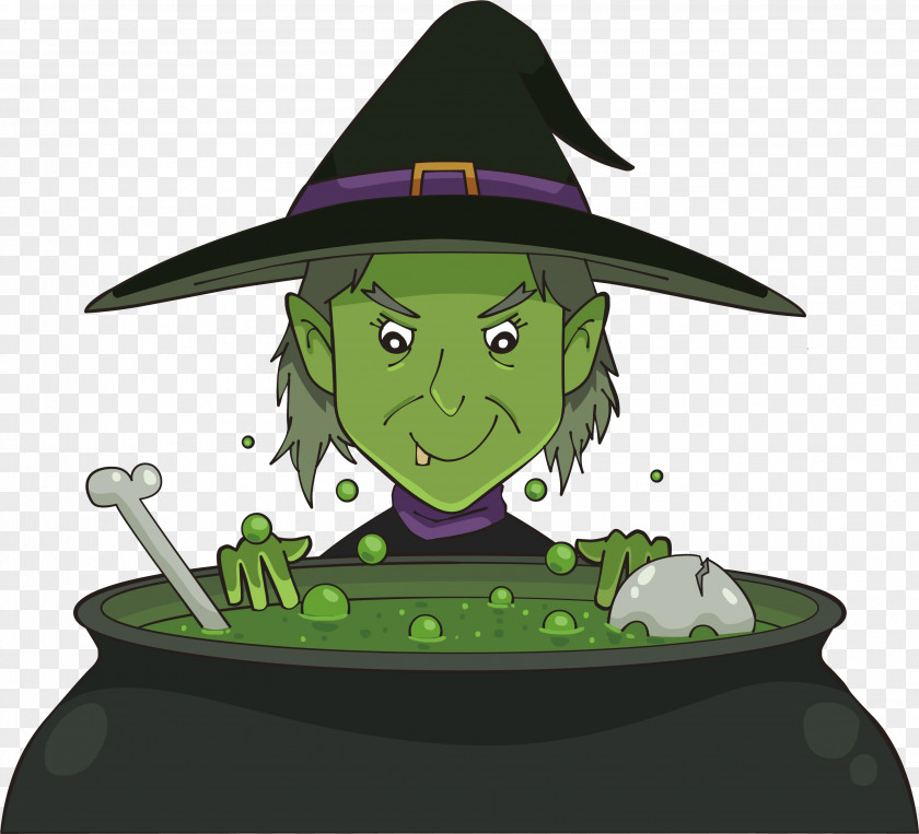 Green Magic Potion Witch Witchcraft PNG