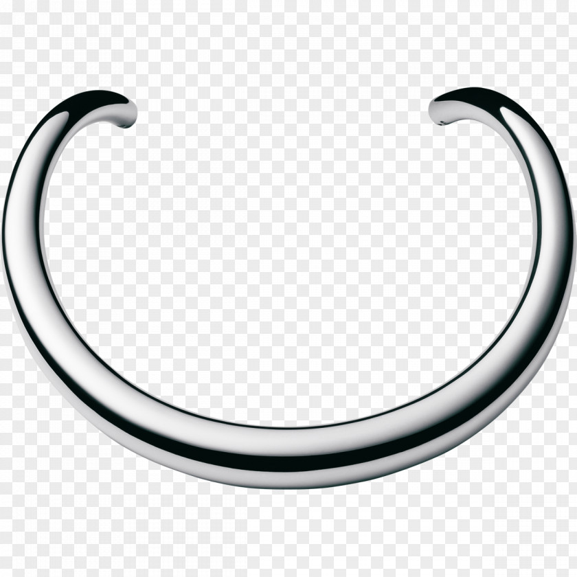 Silver Neck Ring Sterling Necklace Jewellery PNG
