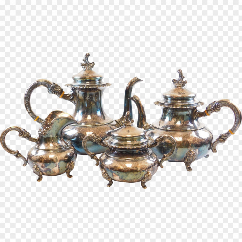 Sterling Teapot 01504 Silver PNG