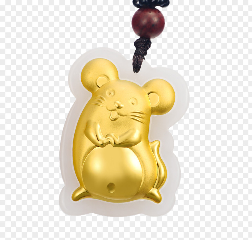 Zodiac Rat Jin Xiang Yu Chinese Jade PNG