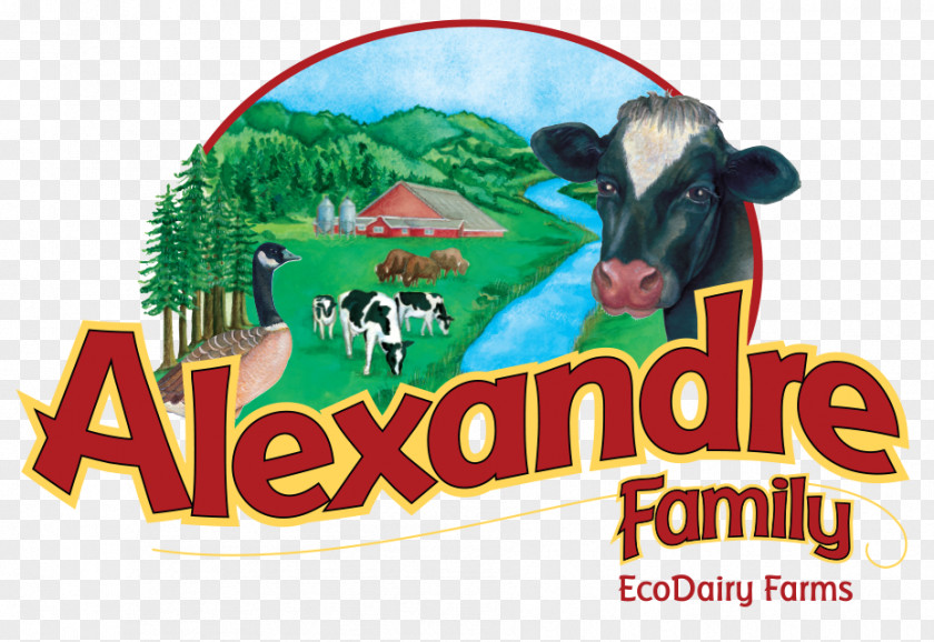 Dairy Farm Cattle Logo Organic Food Milk PNG