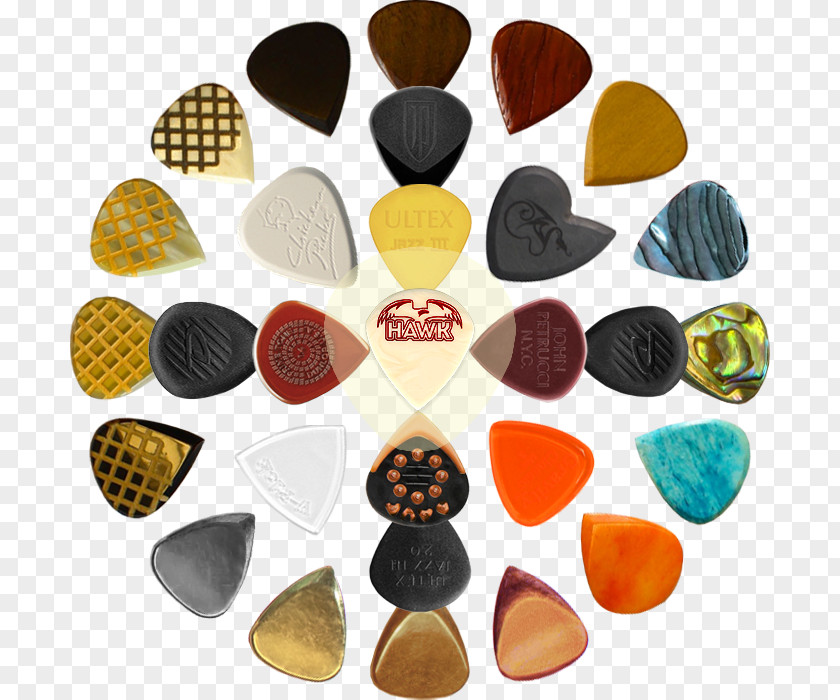 Guitar Picks Plastic Material PNG