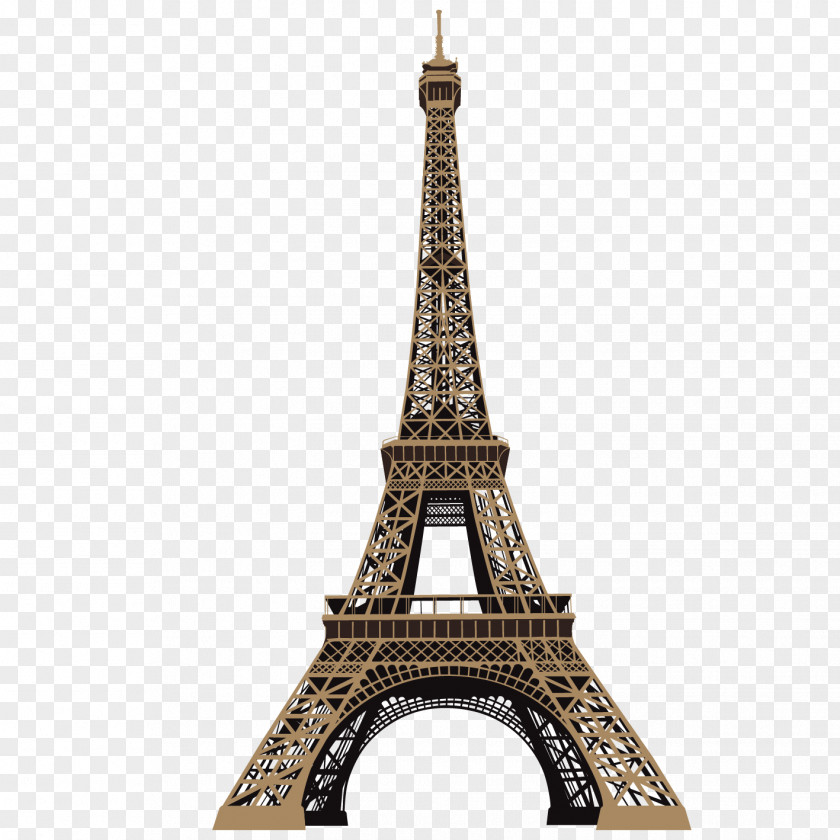 Hand-painted Eiffel Tower Wall Decal RoomMates Decor PNG
