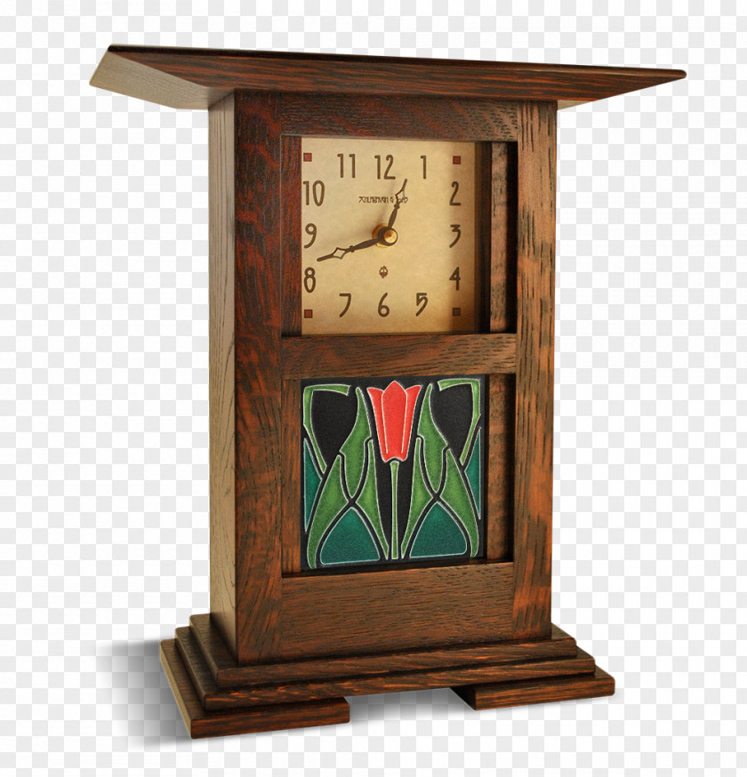 Home Decoration Materials Motawi Tileworks Arts And Crafts Movement Clock Picture Frames PNG
