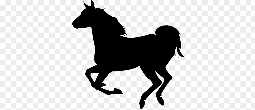 Horse Gallop Silhouette Sticker Phonograph Record PNG