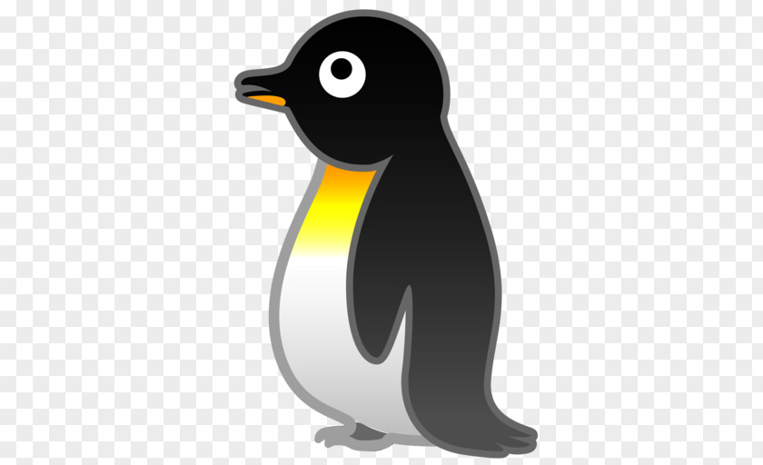 Penguin King Emoji Google Android Oreo PNG
