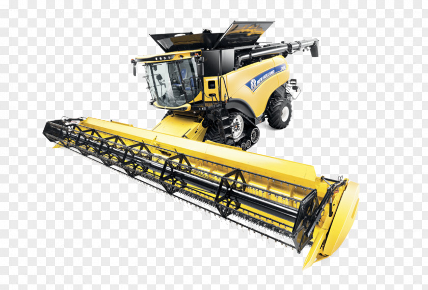 Tractor Combine Harvester New Holland Agriculture Agricultural Machinery PNG