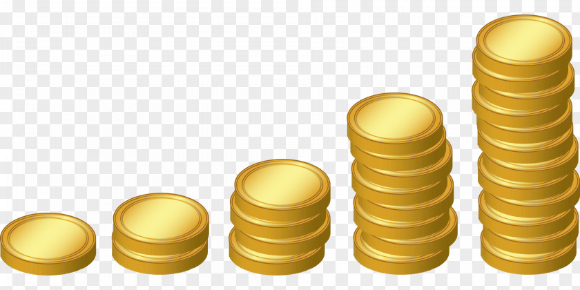 Yellow Round Wood Gold Coin Free Content Clip Art PNG