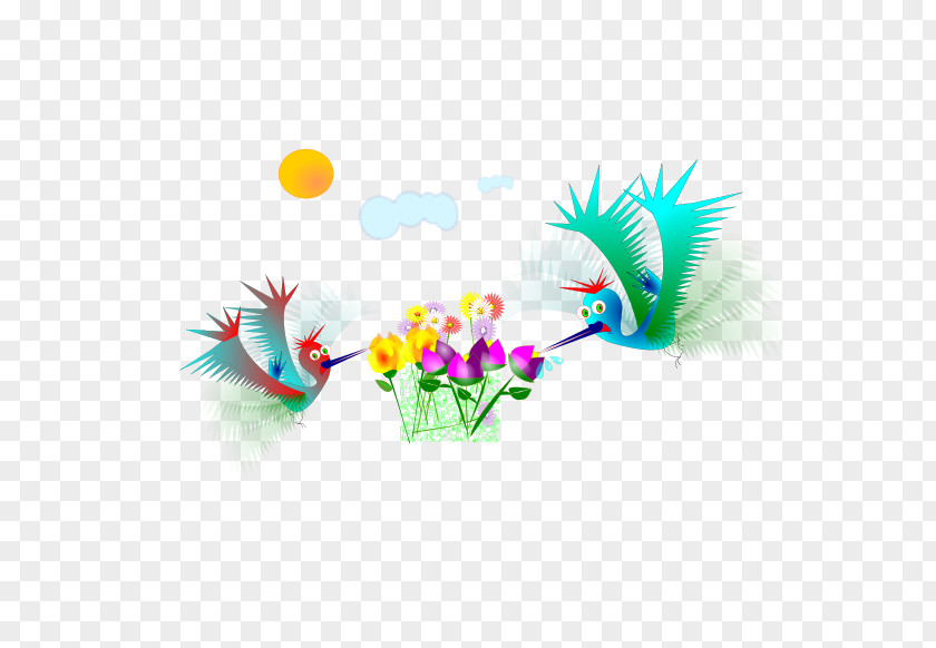 Flor Hummingbird Flower Clip Art PNG