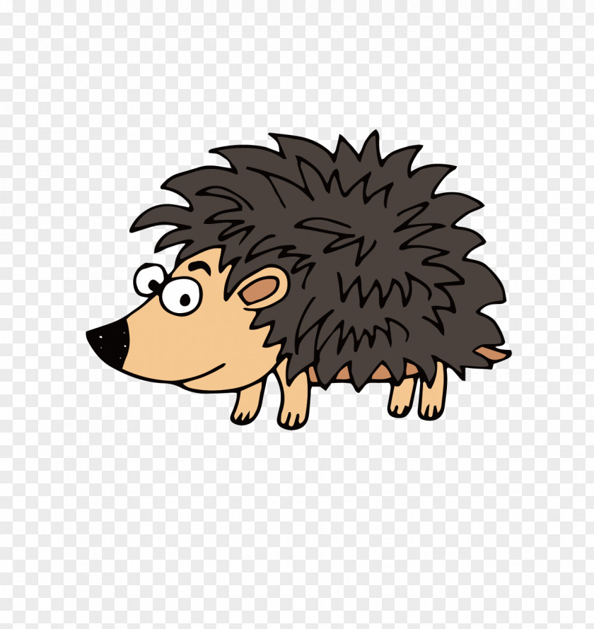 Hedgehog Cartoon Vector Material Illustration PNG