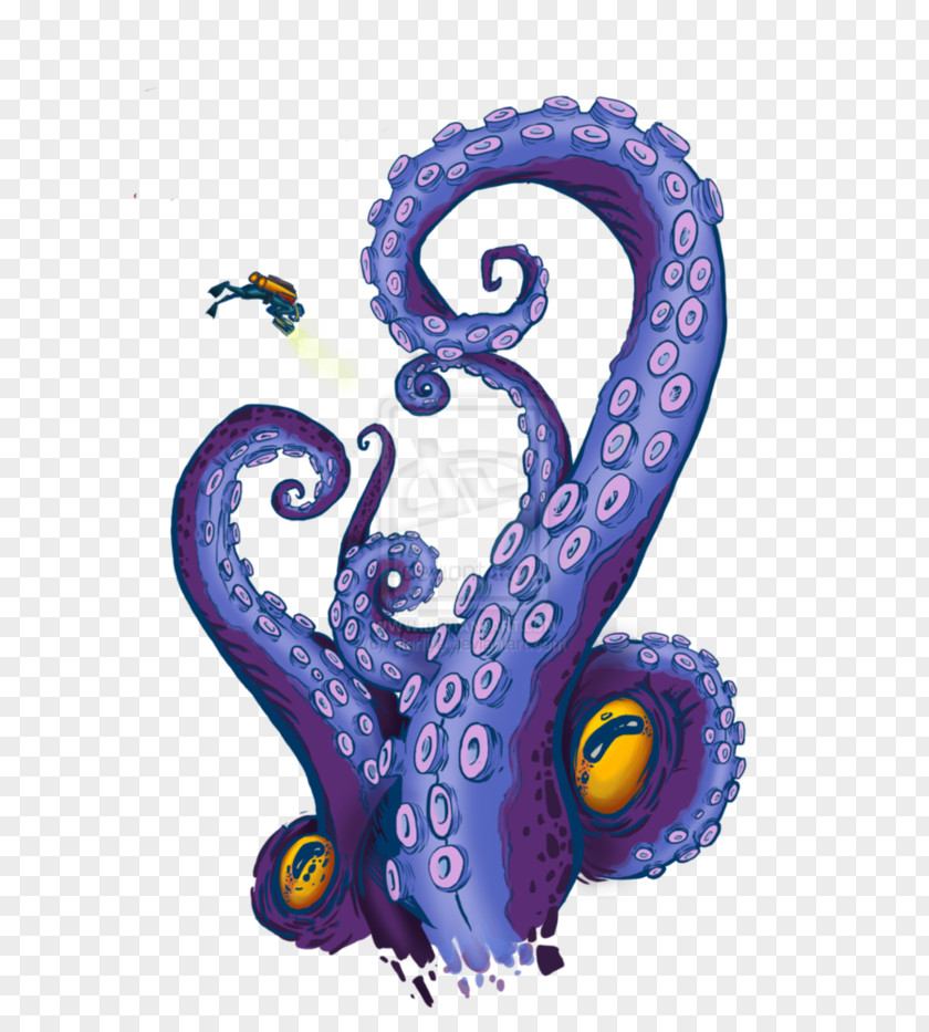 Octopus Tentacle Clip Art PNG
