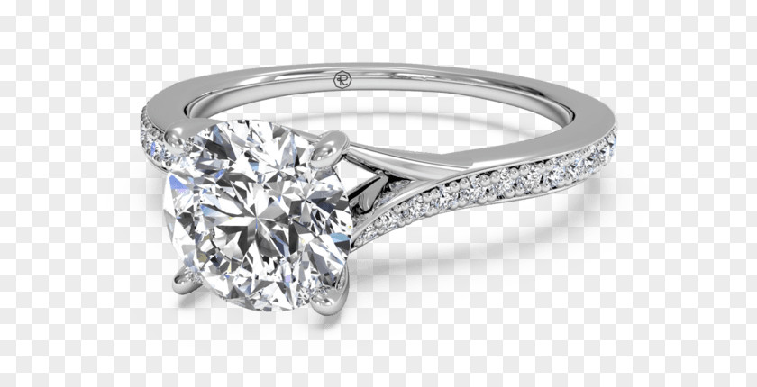 A Perspective View Diamond Engagement Ring Wedding Gold PNG