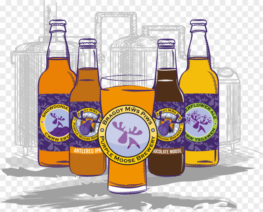 Beer Purple Moose Brewery Ltd Bottle India Pale Ale PNG
