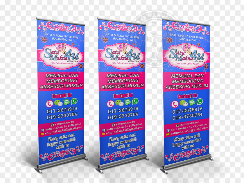 Bunting Graphic Banner Otak-otak Display Advertising Printing PNG