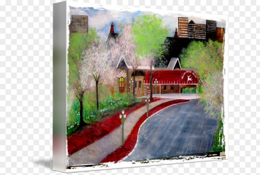 Painting Gallery Wrap Canvas Property PNG