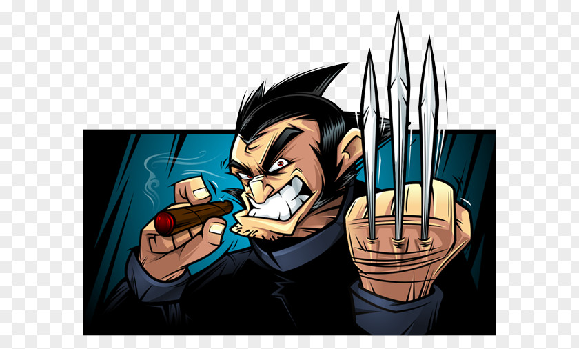 Wolverine Blog Illustration PNG