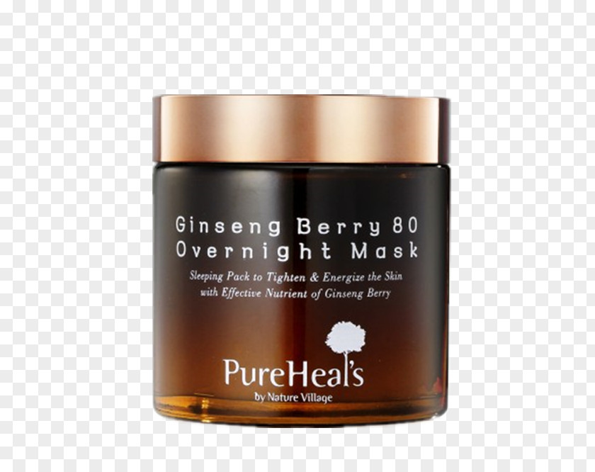 Belle Hee Poem Sleep Mask Cream Facial Berry Asian Ginseng PNG