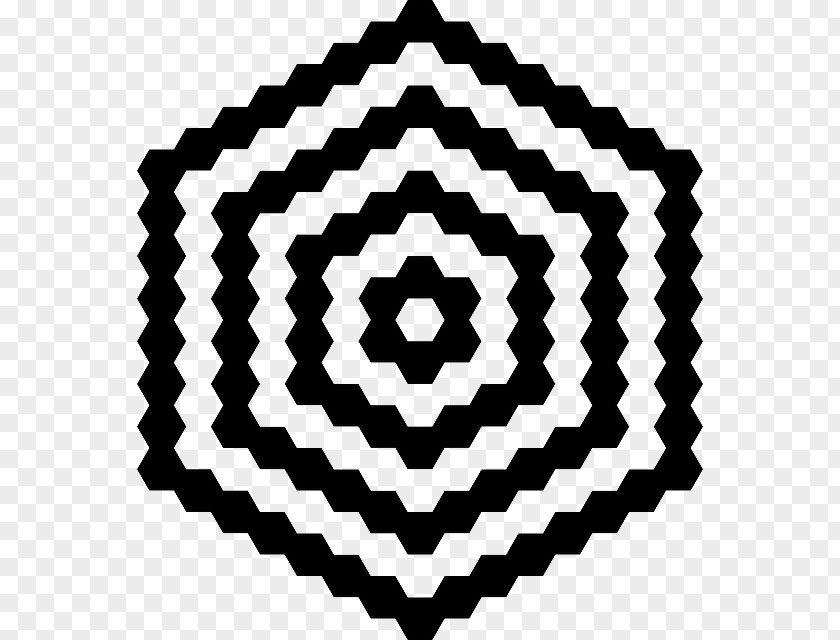 Blackandwhite Symmetry Geometric Shape Background PNG