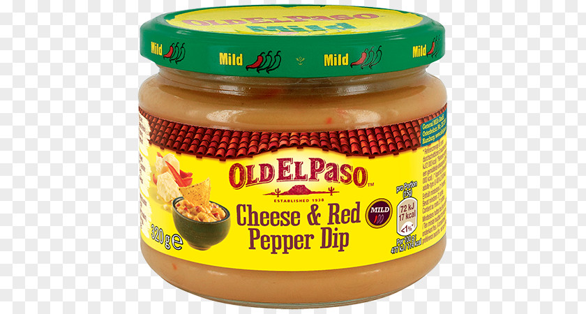 Cheese Dip Dipping Sauce Chutney Guacamole Old El Paso PNG