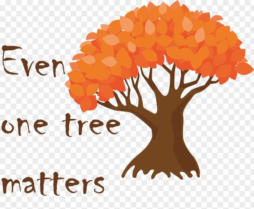 Even One Tree Matters Arbor Day PNG