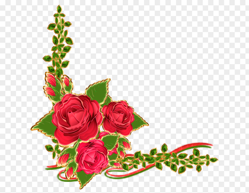 Flower Garden Roses Picture Frames Floral Design PNG