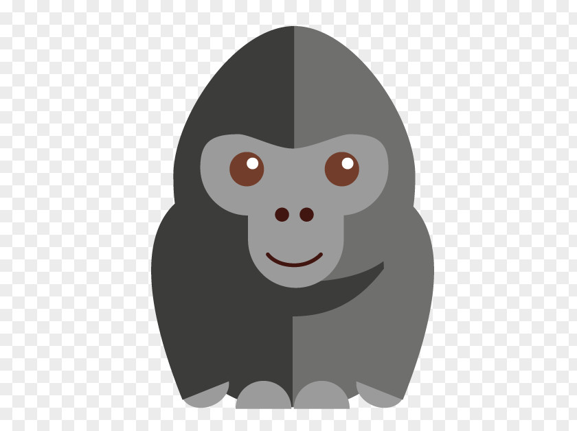 Gorilla Cartoon Orangutan Vector Graphics Image PNG