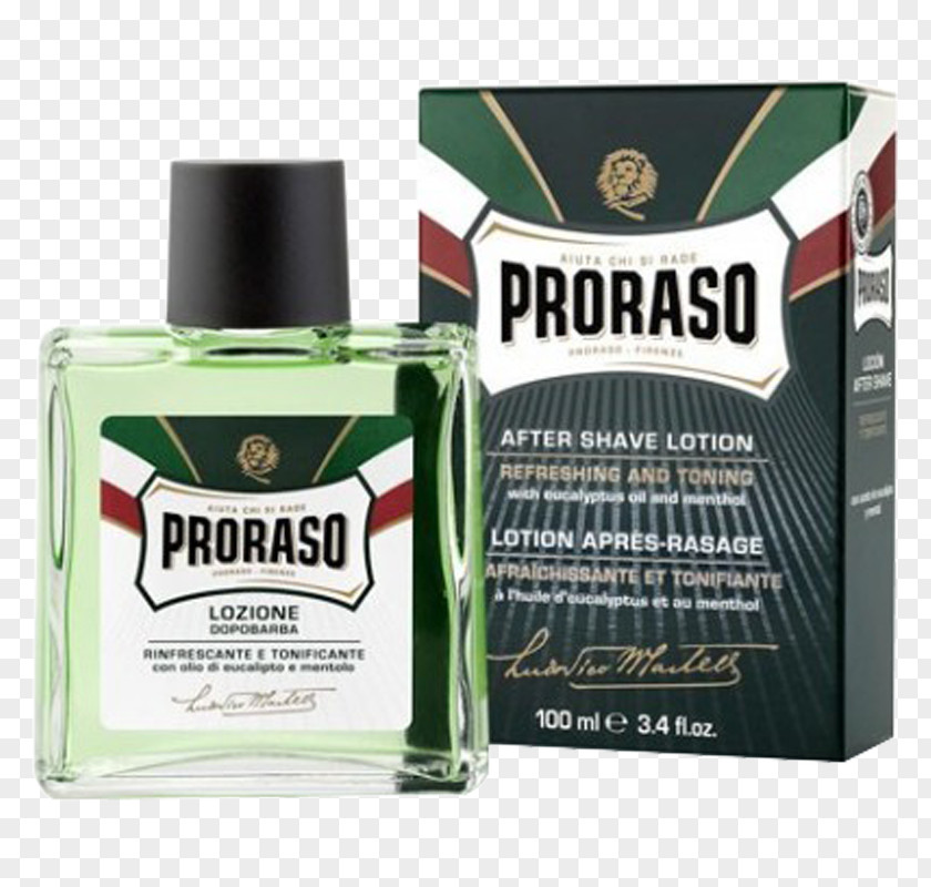 Green Eucalyptus Lotion Lip Balm Proraso Aftershave Shaving PNG