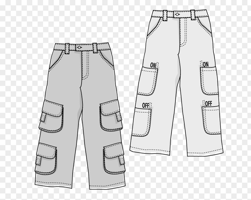 Jeans Product Design Shorts PNG