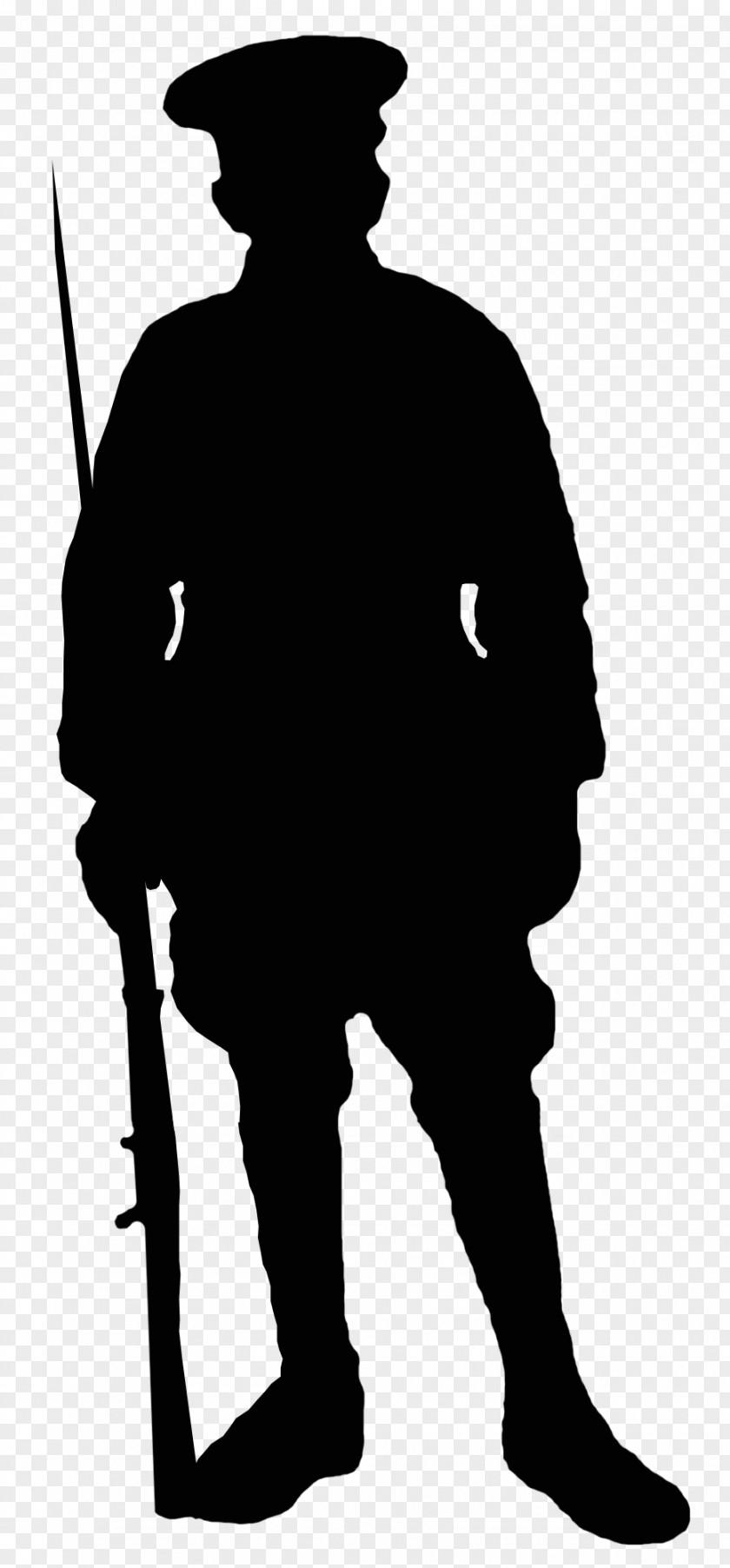 Silhouette First World War Soldier Military PNG