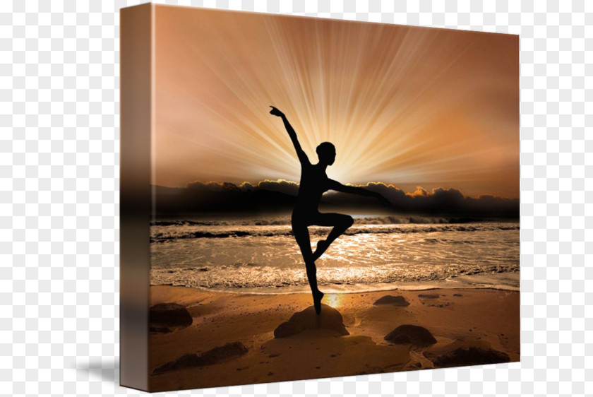 Silhouette Gallery Wrap Physical Fitness Canvas Stock Photography PNG