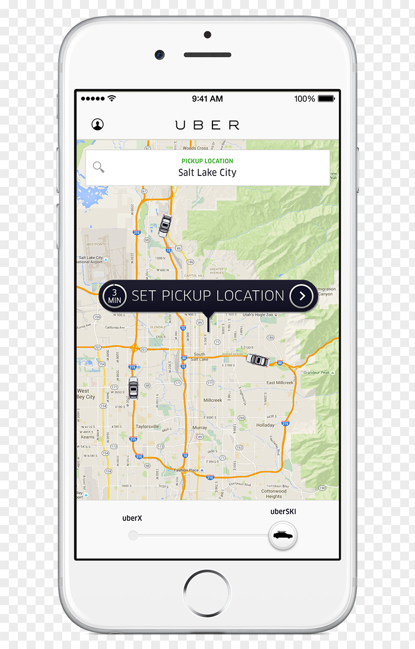 Taxi Park City Salt Lake Uber Great PNG