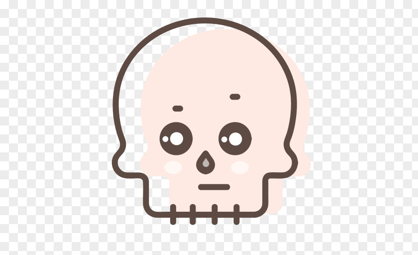 Creative Skull Picture Nose Human Head Smile Face PNG