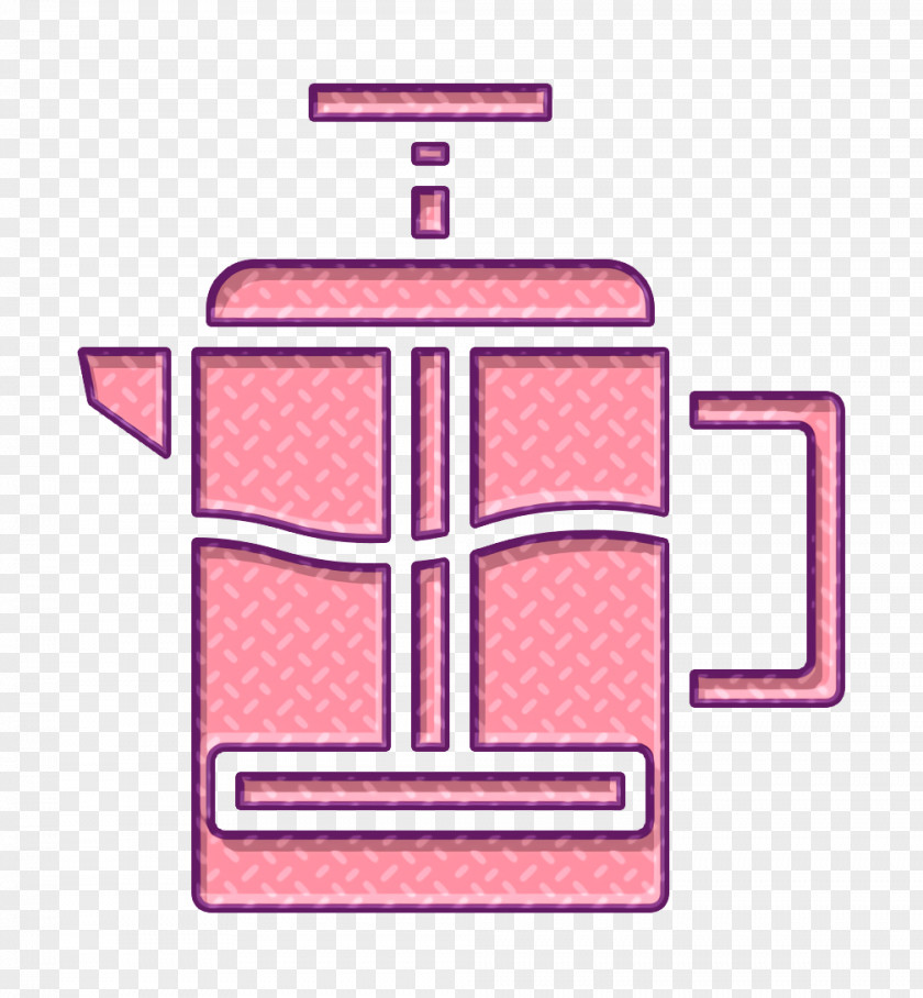 Food And Restaurant Icon French Press Coffee Shop PNG
