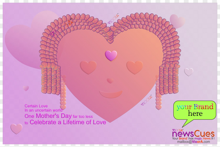 Mothers Day 2018 Paper Valentine's Greeting & Note Cards Pink M M-095 PNG