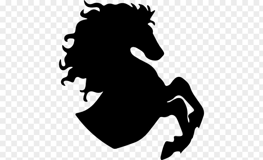 Mustang American Paint Horse Stallion Silhouette PNG