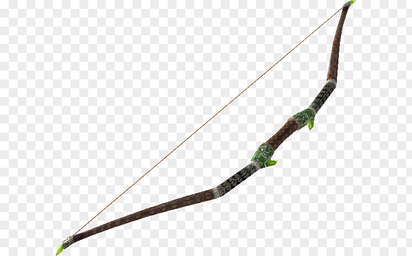 Bow Weapon The Elder Scrolls V: Skyrim Ranged Shivering Isles And Arrow PNG