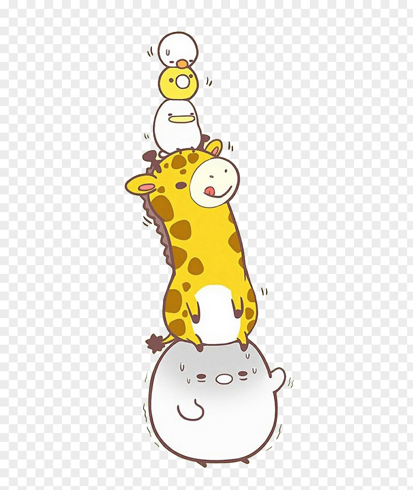 Cartoon Giraffe IPhone 6 5 Sony Xperia Z3+ Wallpaper PNG