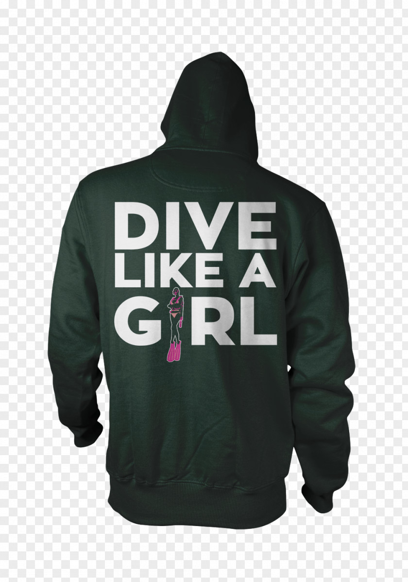 Long-sleeved T-shirt Hoodie Snap-on PNG Snap-on, Scuba girl clipart PNG