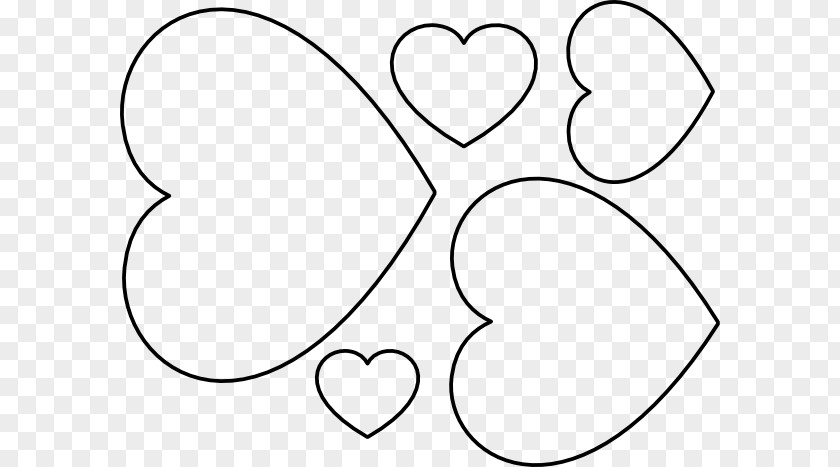 Paper Stencil Heart Vinegar Valentines Clip Art PNG