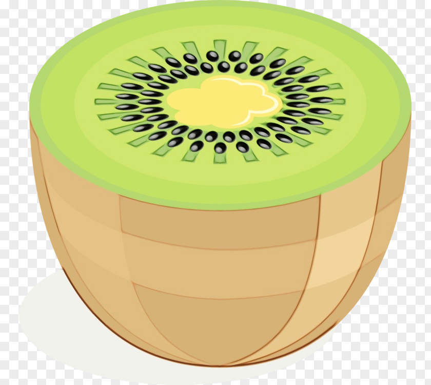 Plastic Fruit Kiwifruit Yellow Design PNG