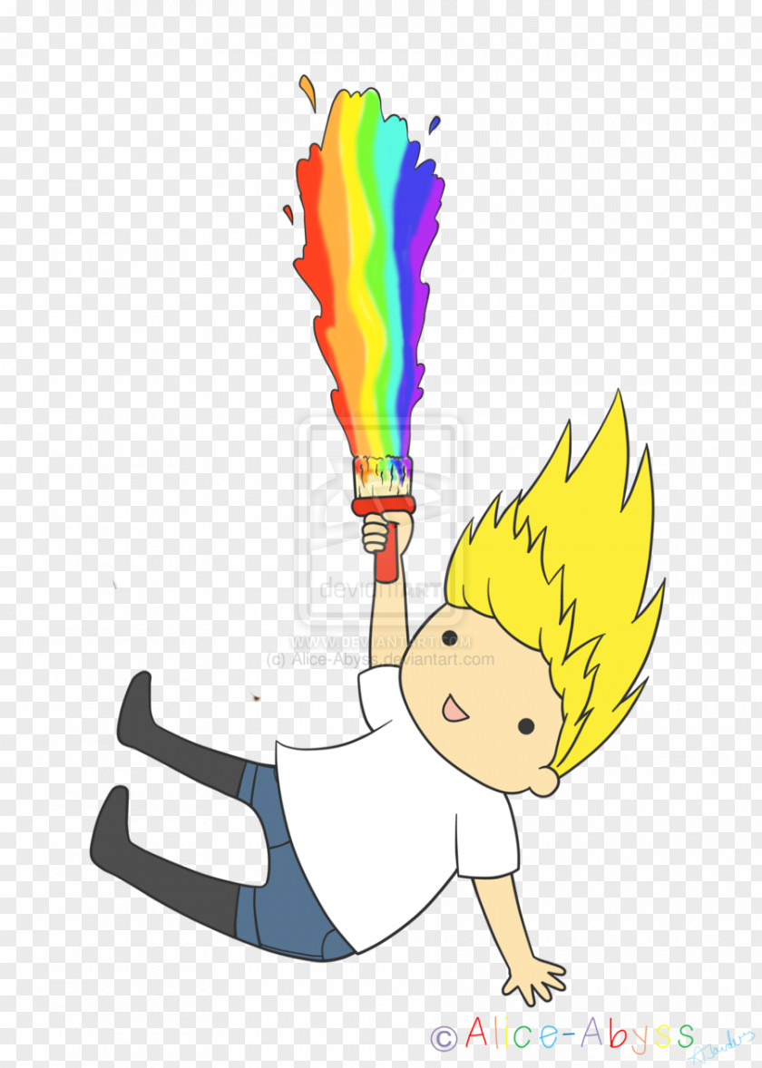 Rainbow Brush Clip Art Illustration H&M PNG