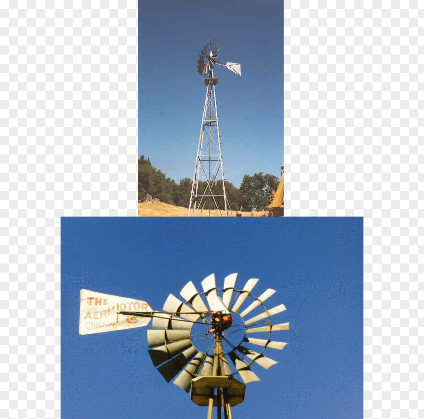 Windmill Aermotor Company Windpump Water Pumping PNG