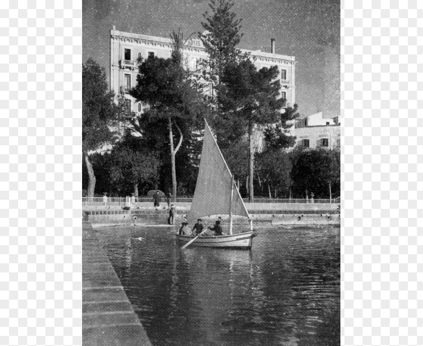 Casina Di Macchia Madama Fountain Of Arethusa Scow Sailing Ship South Italy PNG